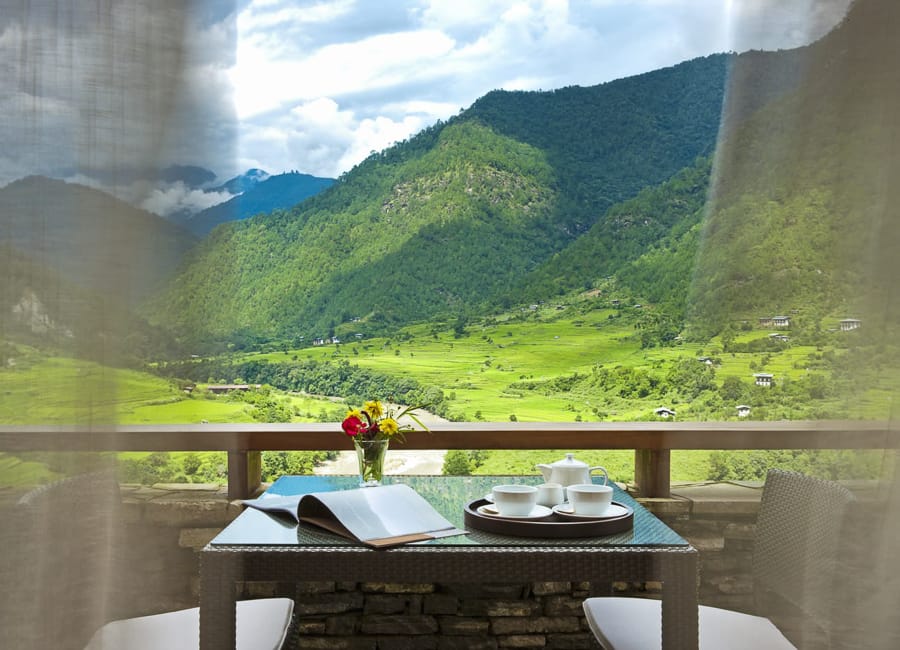 COMO Uma Punakha Bhutan (Balcony View)