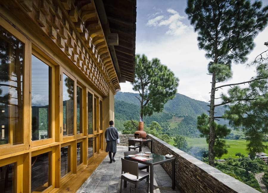 COMO Uma Punakha Bhutan (Dining Terrace)