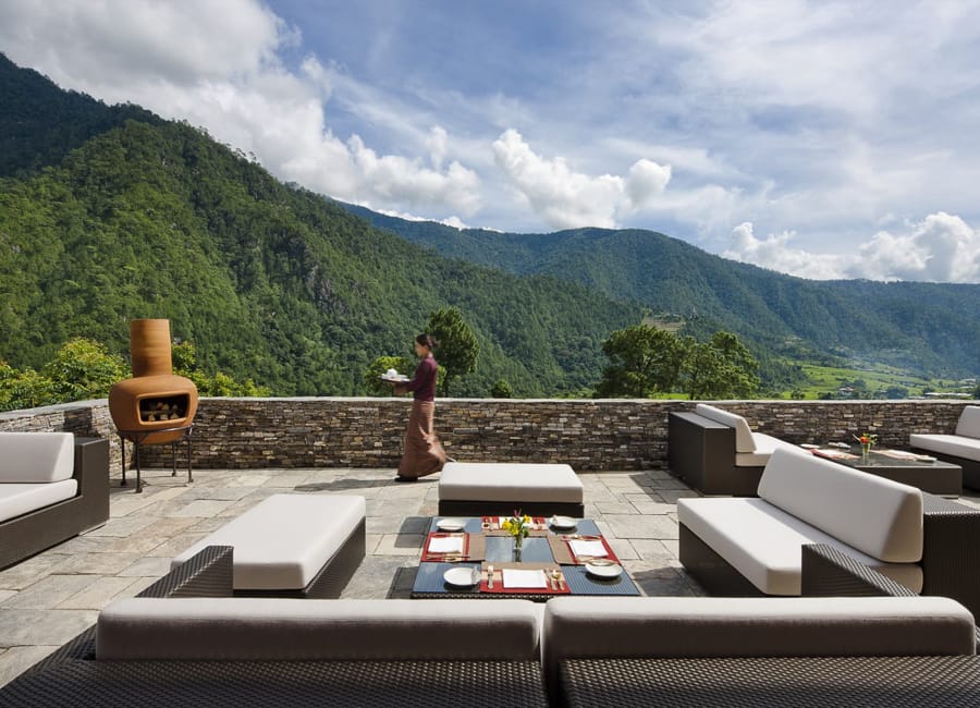 COMO Uma Punakha Bhutan (Terrace)