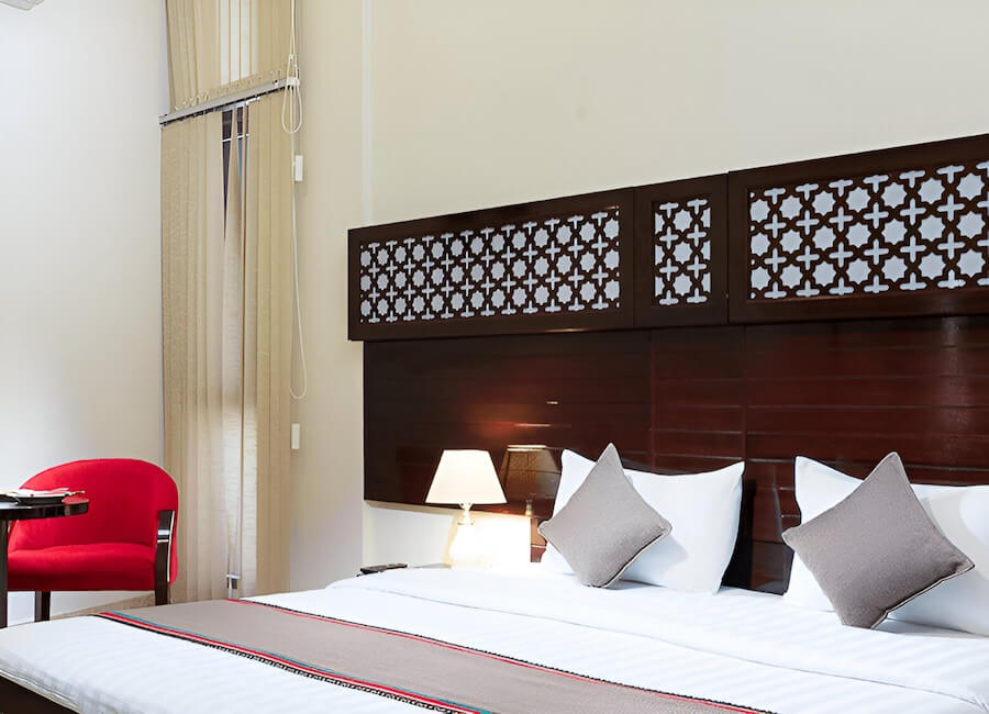 Carapace Lodge Ras al-Jinz Oman (Bedroom)