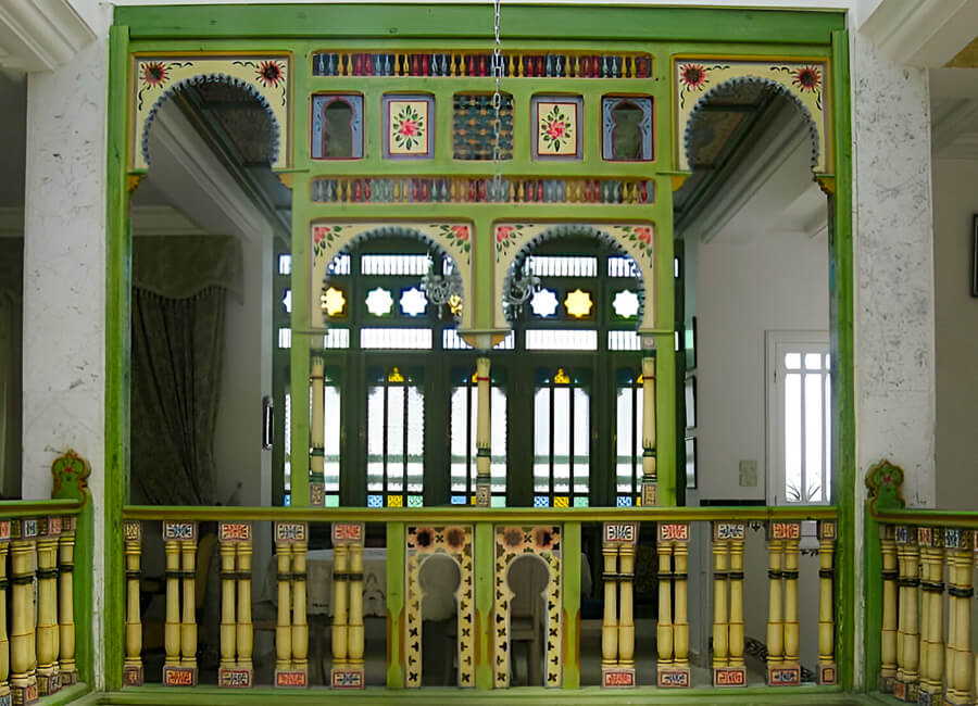 Dar Boumakhlouf El Kef Tunisia (courtyard)