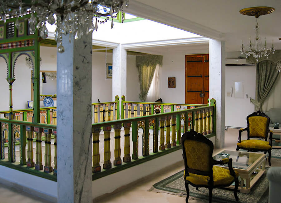 Dar Boumakhlouf El Kef Tunisia (courtyard)