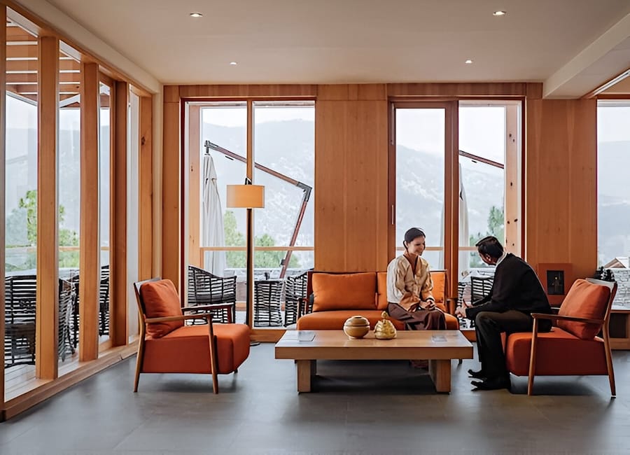 Dhensa Boutique Resort Punakha Bhutan (Lobby)