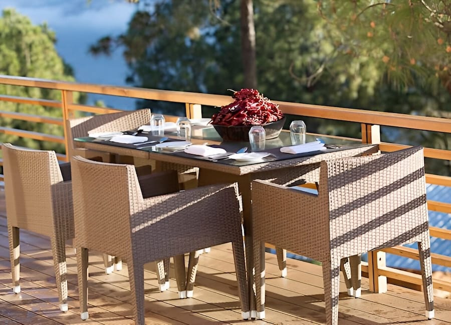 Dhensa Boutique Resort Punakha Bhutan (Al fresco dining) 3