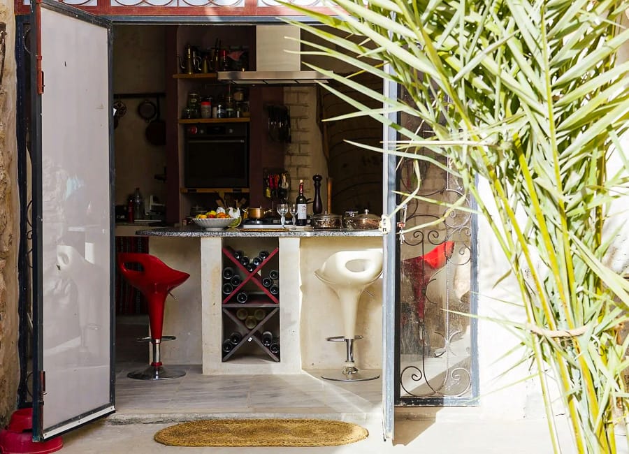 L'Auberge de Tamezret Matmata Tunisia (Kitchen)