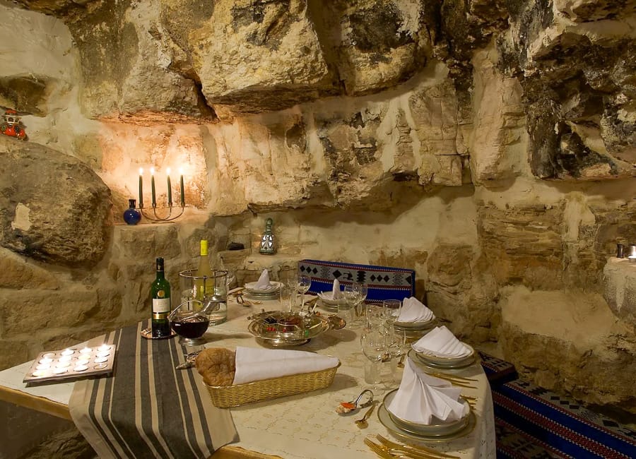 L'Auberge de Tamezret Matmata Tunisia (Dining room)