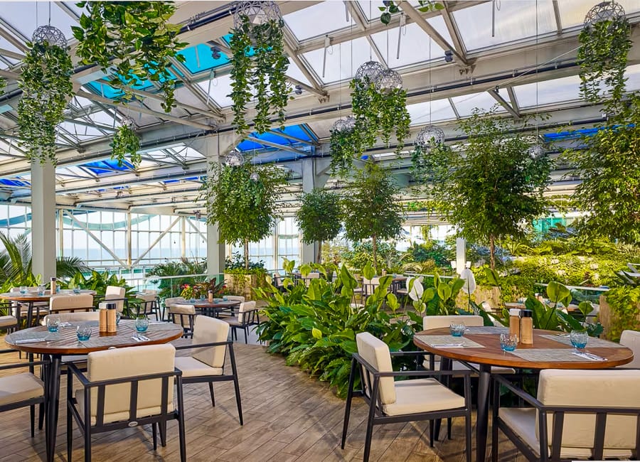 Paragraph Resort & Spa Shekvetili Black Sea Georgia (Prologue Restaurant and Winter Garden)