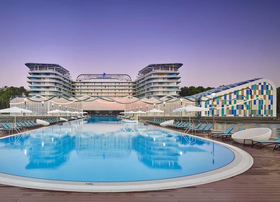 Paragraph Resort & Spa Shekvetili Black Sea Georgia (Pool)