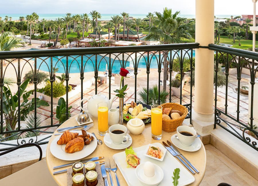 The Residence Hotel Tunis Tunisia (Terrace dining)