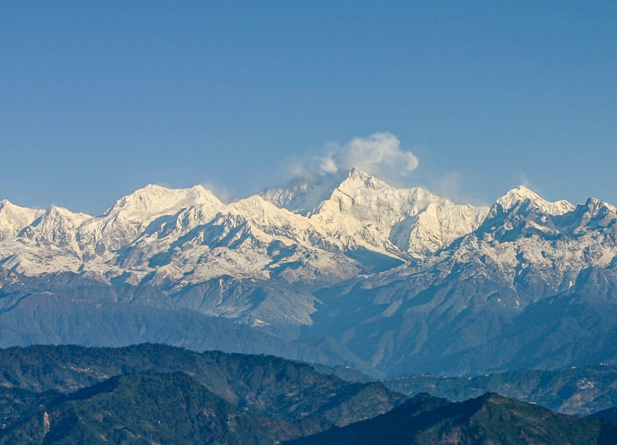 View from Tiger Hill Darjeeling India © Bennetts