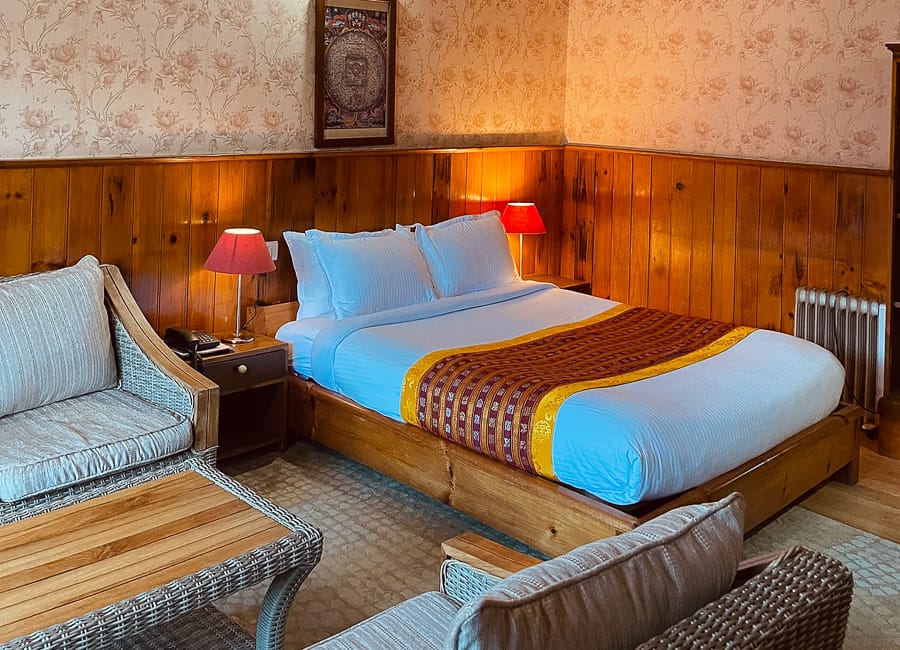 Yangkhil Resort Trongsa Bhutan (Deluxe Double Room)