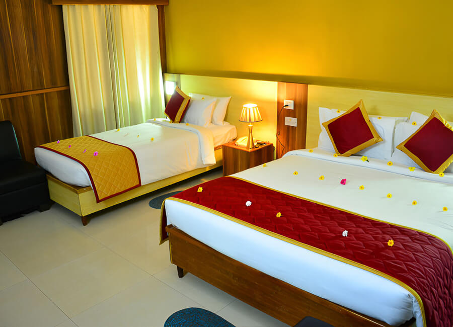 Badami Court Hotel in Badami India (Bedroom) 2