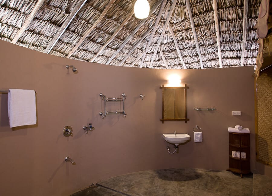 Barefoot at Havelock Andaman Islands India (Room Tented Cottage Bathroom)