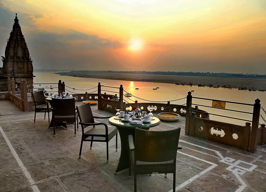 Brij Brijrama Palace Varanasi India (Baithak Terrace)