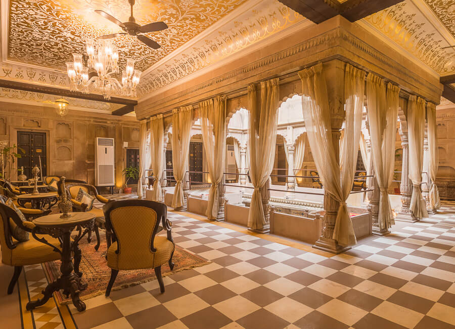 Brij Brijrama Palace Varanasi India (public area)
