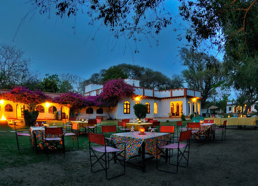 Chambal Safari Lodge Chambal Valley India (Dining at Chambal Safari Lodge) 1