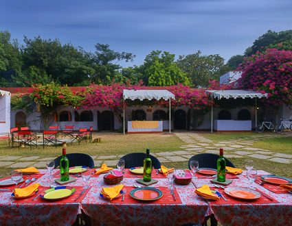 Chambal Safari Lodge Chambal Valley India (Dining at Chambal Safari Lodge) 5-2