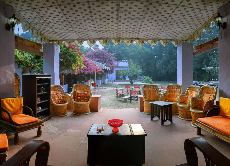 Chambal Safari Lodge Chambal Valley India (Lounge Area) (4)