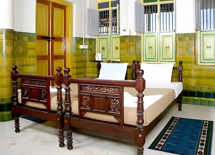 Chettinadu Mansion Chettinad Tamil Nadu India (Deluxe Room)