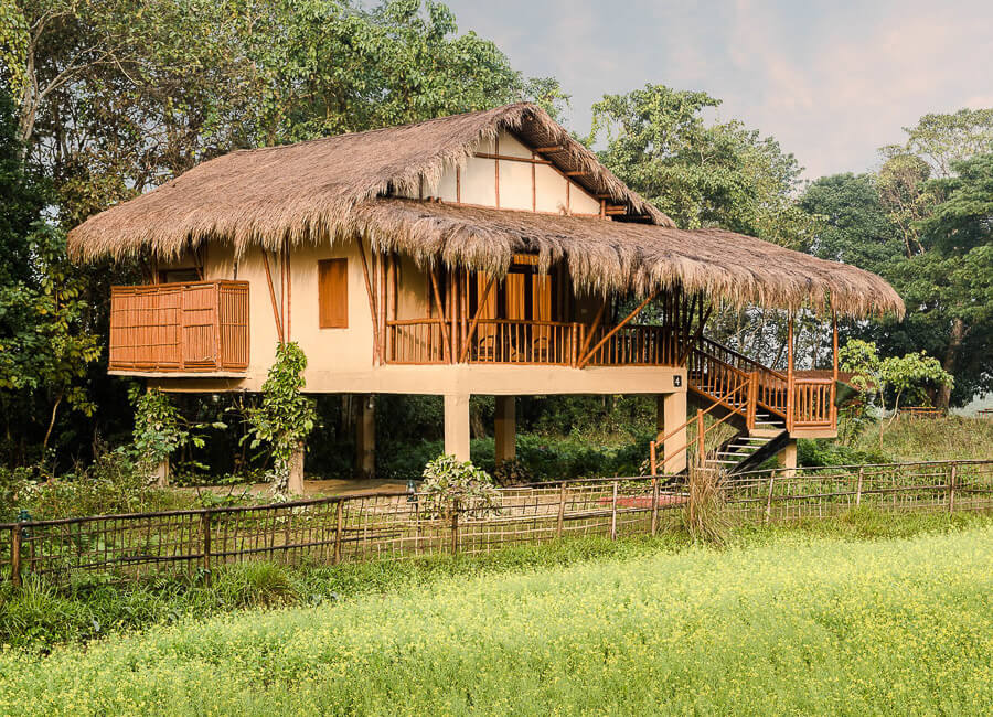 Diphlu River Lodge Kaziranga India Diphlu River Lodge (Stilted Cottage) 1