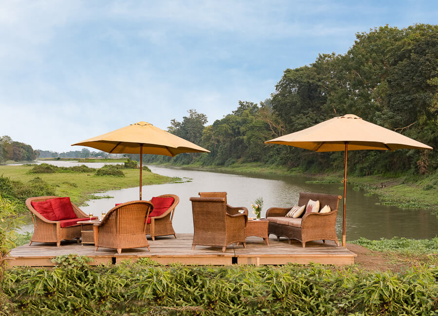 Diphlu River Lodge Kaziranga India (Riverside at Diphlu River Lodge)