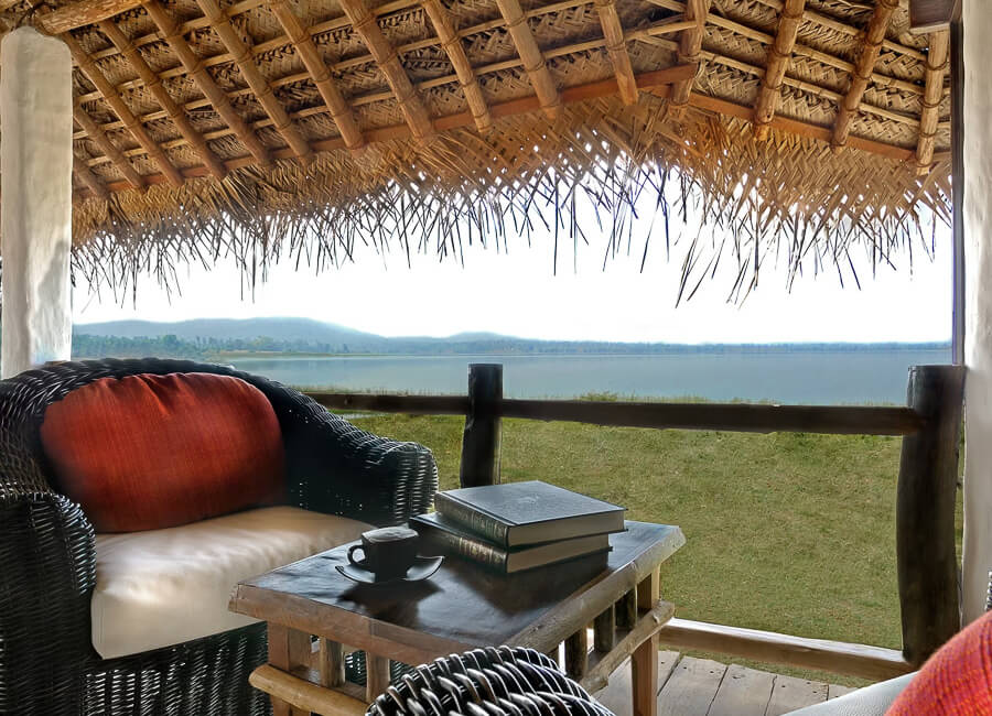 Evolve Back Kuruba Safari Lodge Kabini India (Reading Lounge)