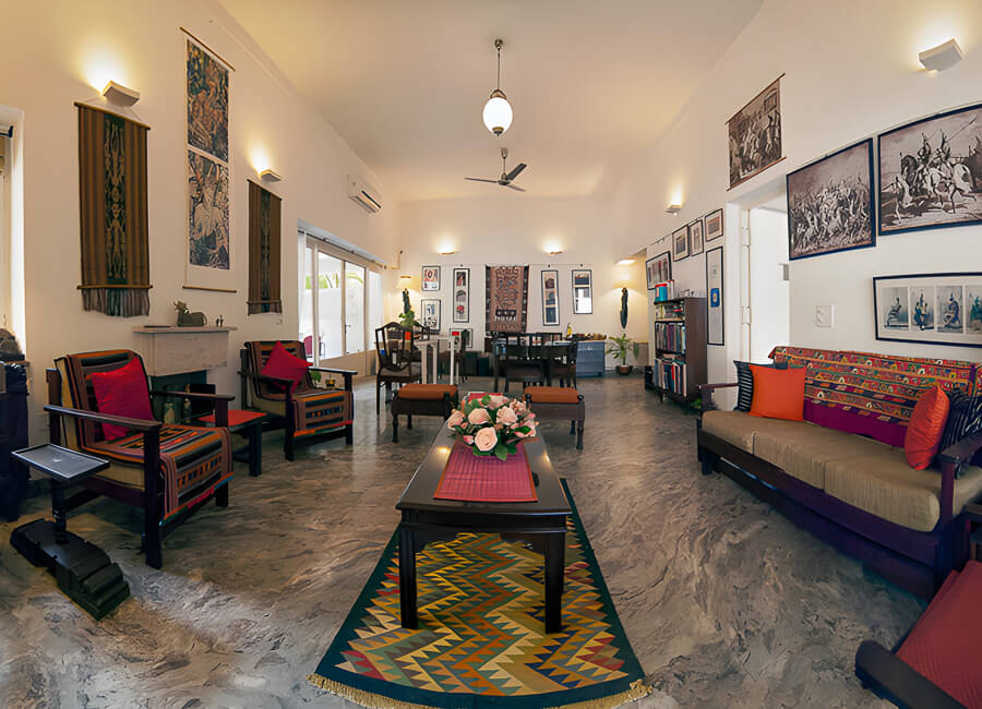 Haveli Hauz Khas Delhi India (Drawing Room)