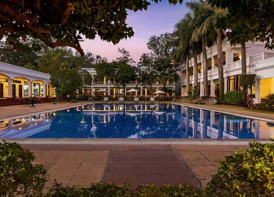 Jehan Numa Palace Bhopal India (swimming pool) 16