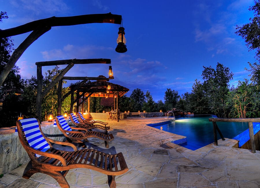 Kanha Earth Lodge, Kanha National Park India (Pool)