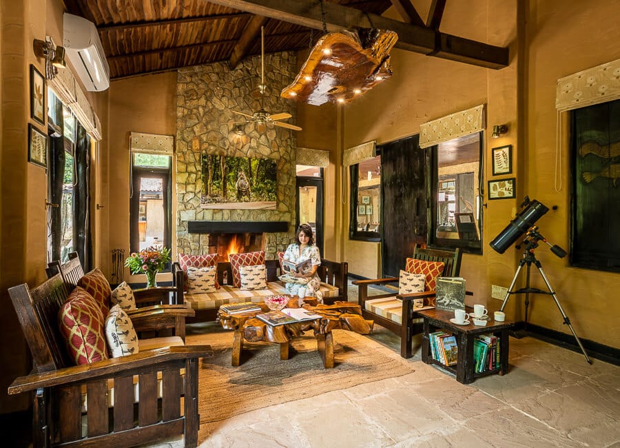 Kings Lodge Bandhavgarh National Park India (Sitting room) 5