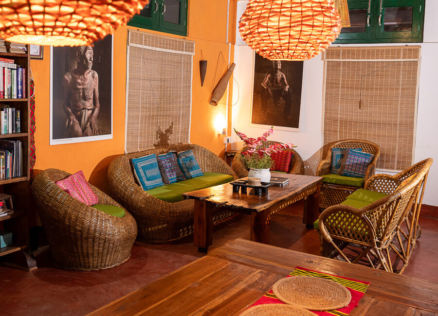 Konyak Tea Retreat Shiyong Village Nagaland India (Farmhouse living room)