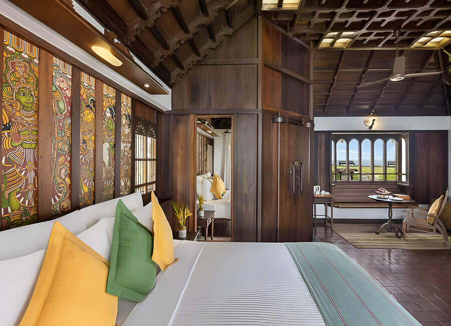 Kumarakom Lake Resort Kumarakom Kerala India (Heritage Villa Bedroom) 1