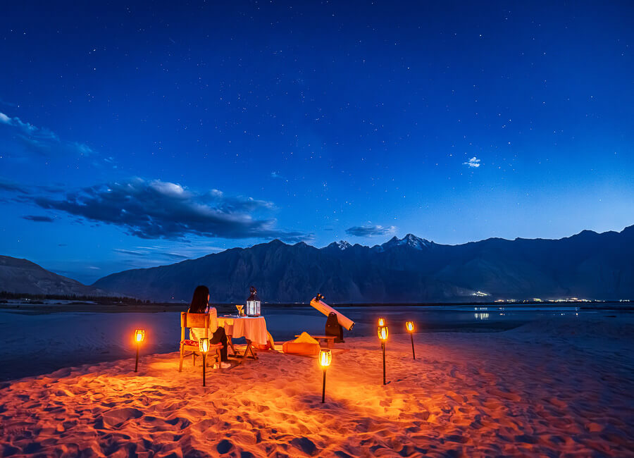 Lchang Nang Retreat, Nubra Valley, Ladakh, India (Star gazing at Lchang Nang Retreat) 1