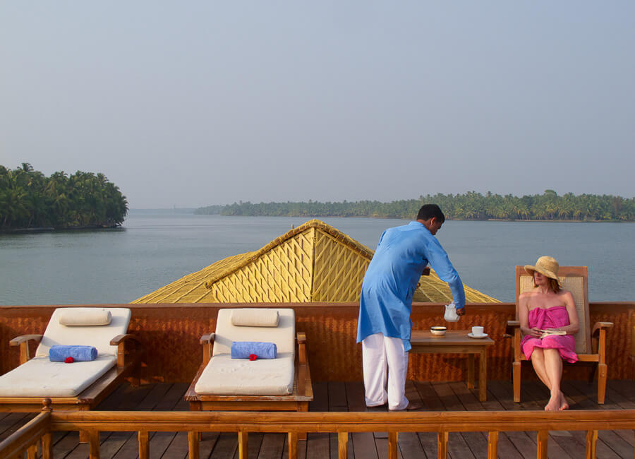 Lotus Houseboat North Kerala Backwater cruise India (Upper Deck) 2