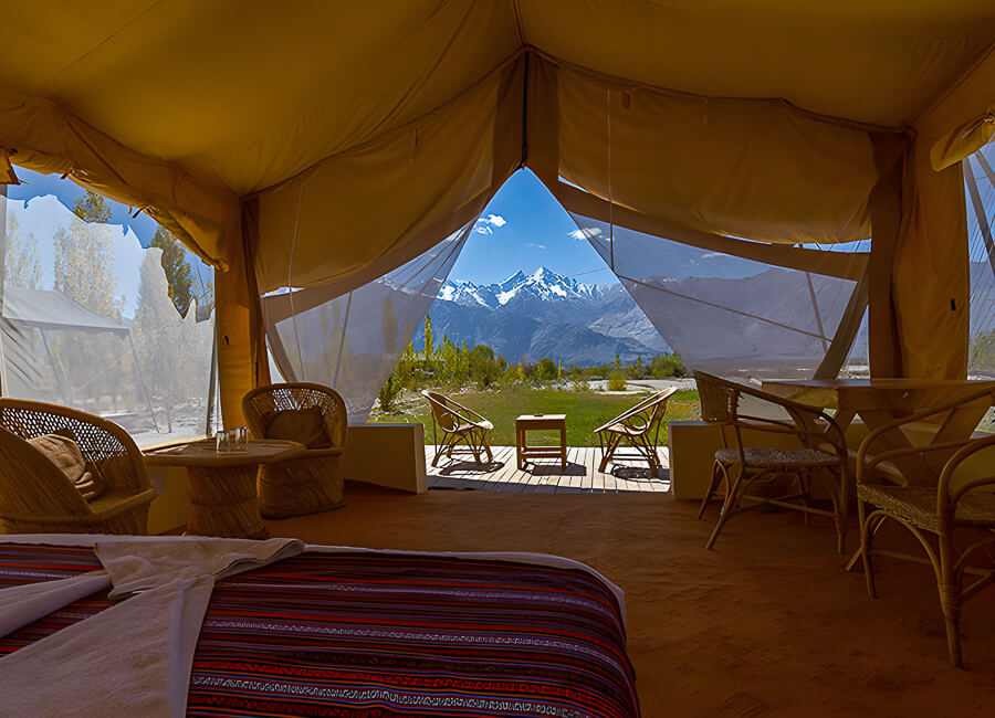 Nubra Eco Lodge in the Nubra Valley, Ladakh India (Tented Cottage) 1