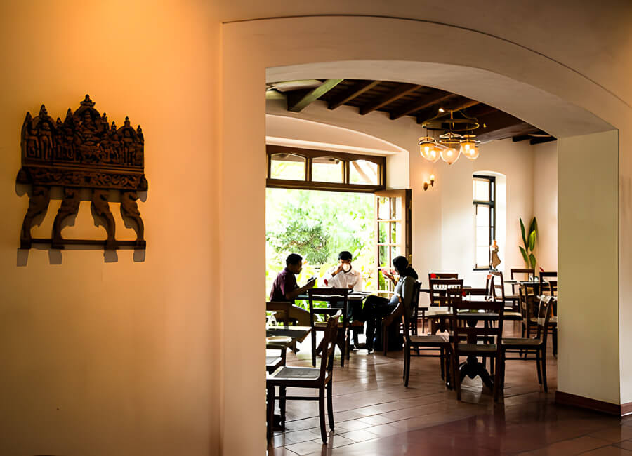 Old Harbour Hotel in Cochin, Kerala India (Dining at Old Harbour Hotel) 2