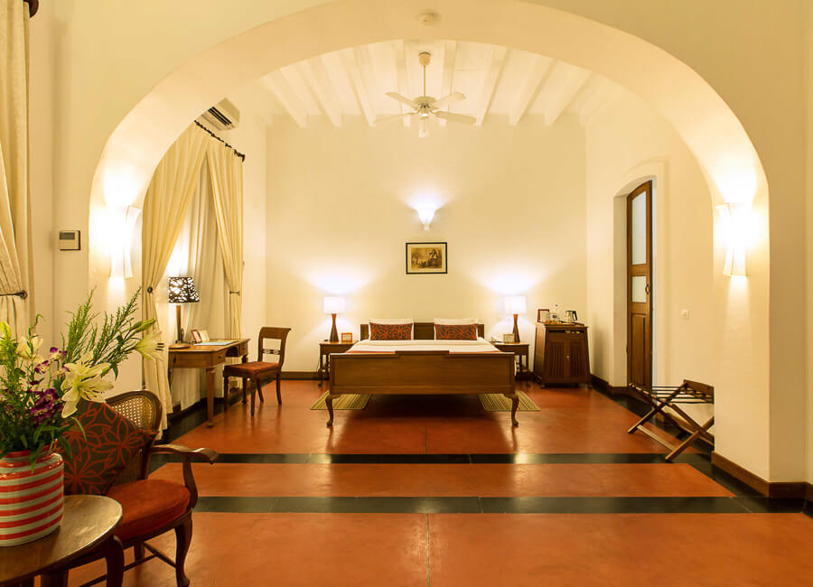 Palais de Mahe Pondicherry India (Bedroom) 1