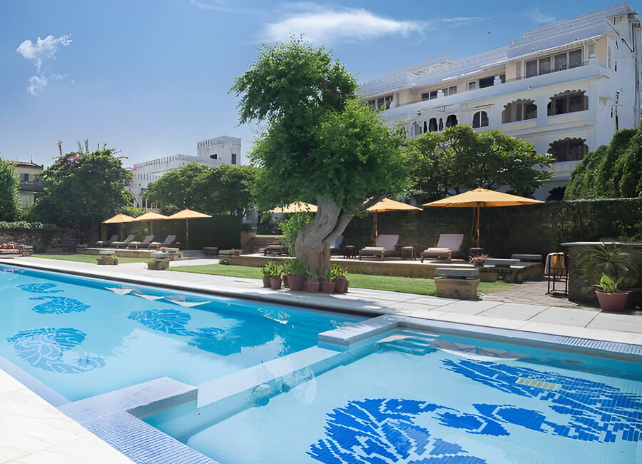 Rawla Narlai Kumbhalgarh Rajasthan India (swimming pool)