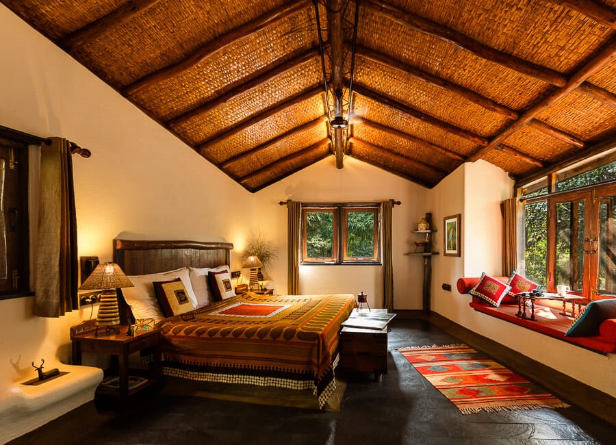 Reni Pani Jungle Lodge near Satpura National Park India (bedroom) 14