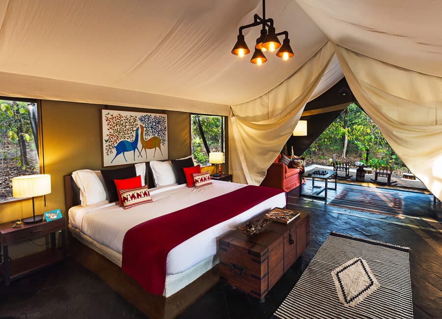 Reni Pani Jungle Lodge near Satpura National Park India (tent) 3