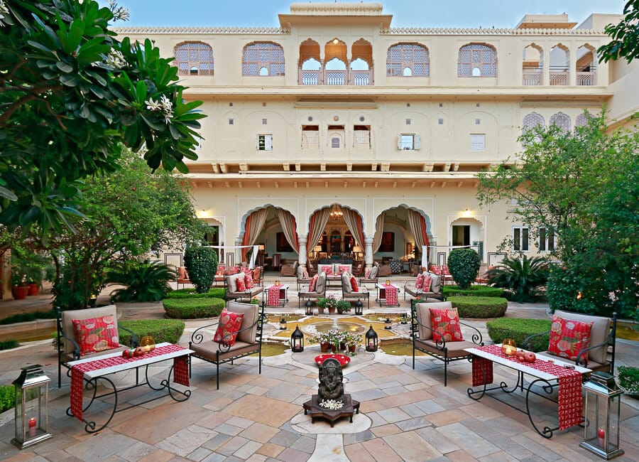 Samode Haveli Jaipur India (Courtyard)