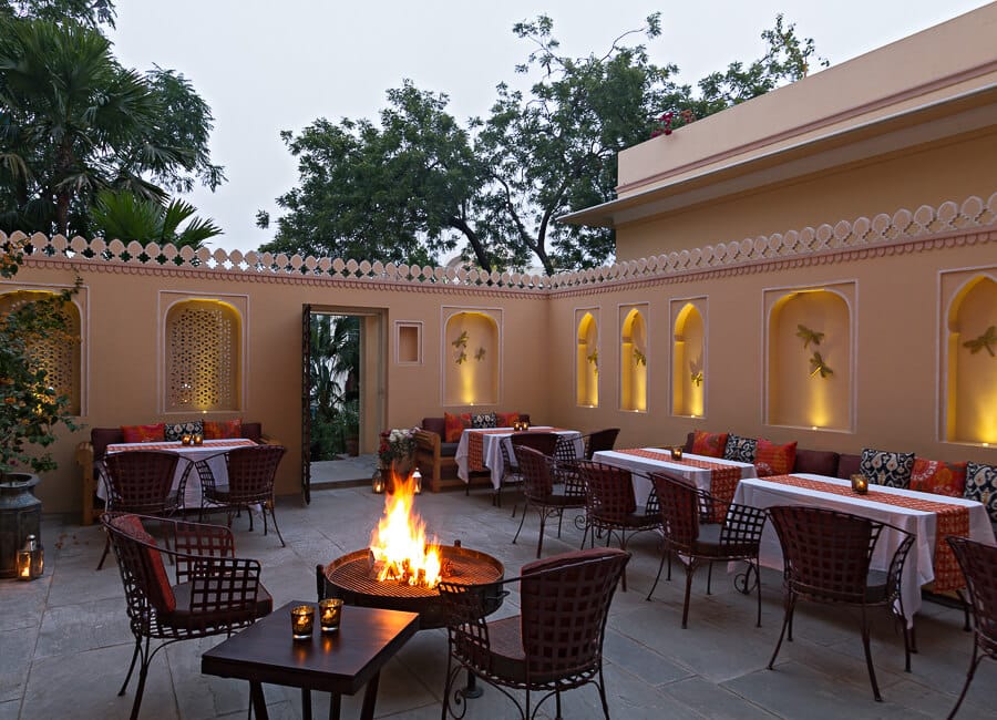Samode Haveli Jaipur India (Dining at Samode) 2