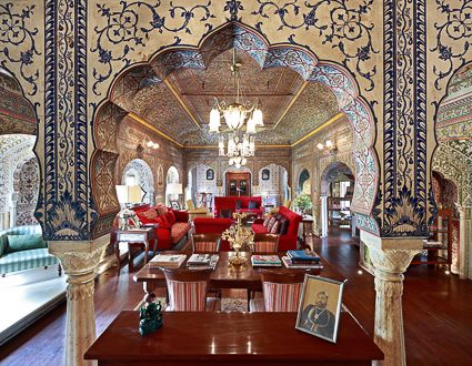 Samode Haveli Jaipur India (Living Room) 2