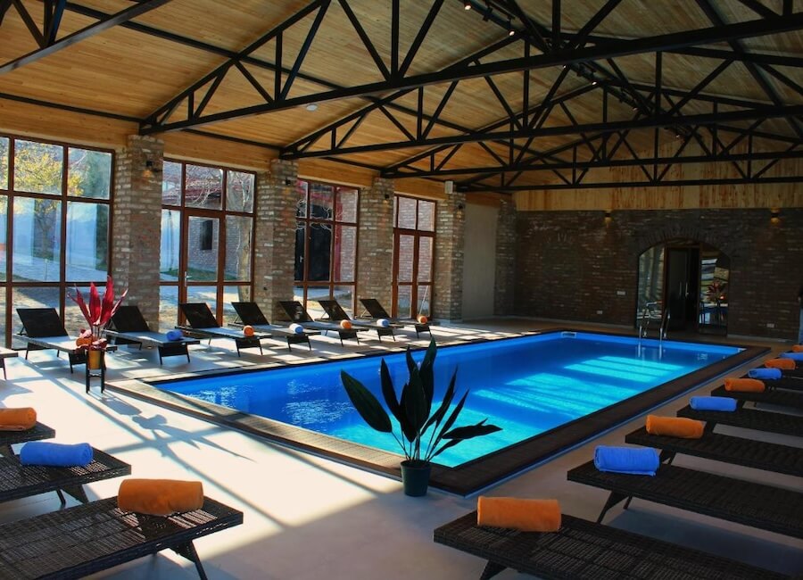 Schuchmann Wines Chateau & Spa Telavi Georgia (Indoor pool)