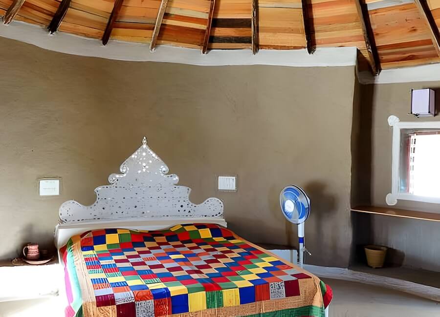 Shaam-e-Sarhad Village Resort Hodka Village (near Bhuj) Gujarat India (bedroom)