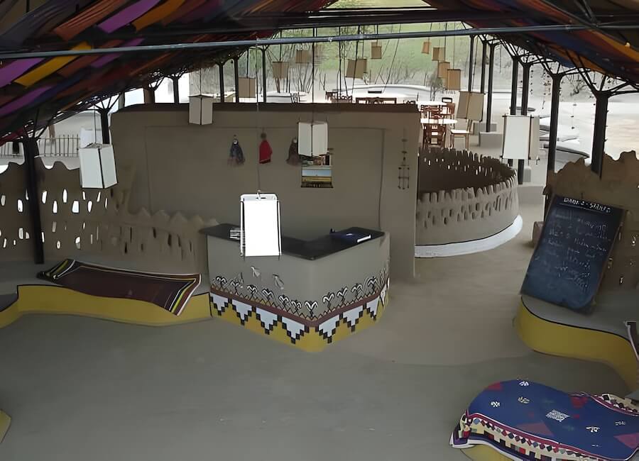 Shaam-e-Sarhad Village Resort Hodka Village (near Bhuj) Gujarat India (reception)