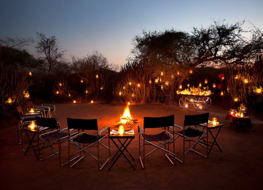 Sujan Jawai Rural Rajasthan India (Campfire at Sujan Jawai)