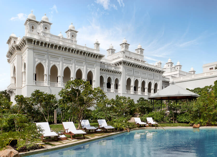 Taj Falaknuma Palace Hyderabad India (Swimming Pool)
