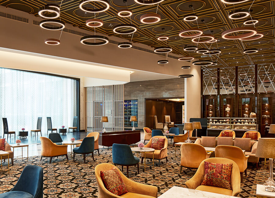 Taj Hotel & Convention Centre Agra India (Tea Lounge)