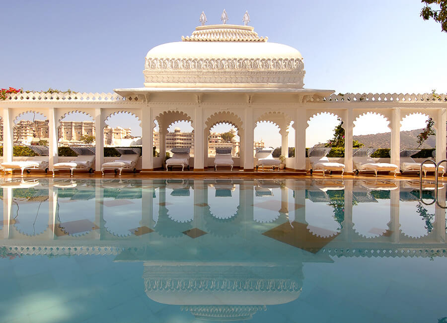 Taj Lake Palace Udaipur India (Swimming Pool) 1